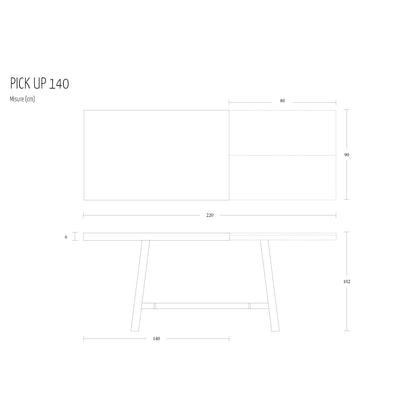 Pick Up Extending Dining Table by Altacom