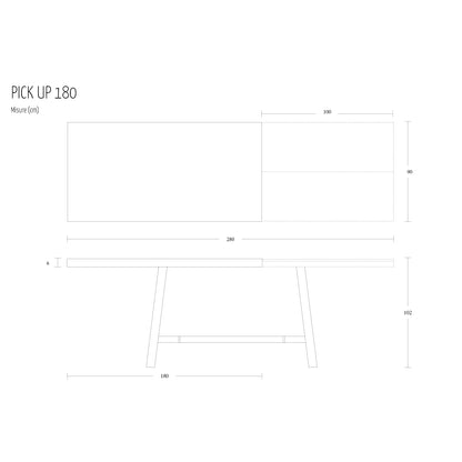 Pick Up Extending Dining Table by Altacom