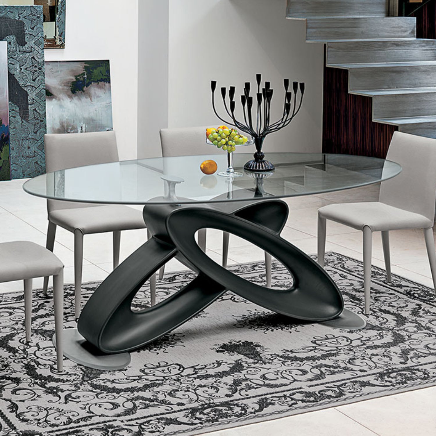 Eclipse Oval Fixed Dining Table – Target Point | Modern Italian Design ...