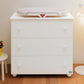 Eco Plus Chest of 3 Drawers with Folding Bathtub by Pali