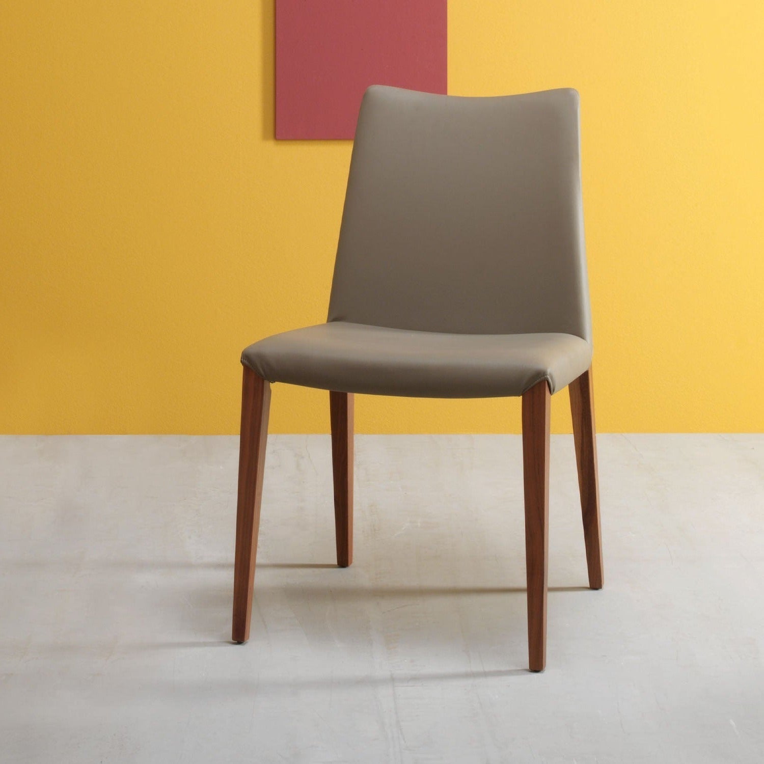 Flora Regenerated Leather Upholstered Dining Chair by Compar