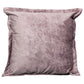 Pink crushed velvet cushion - feather filled by Native
