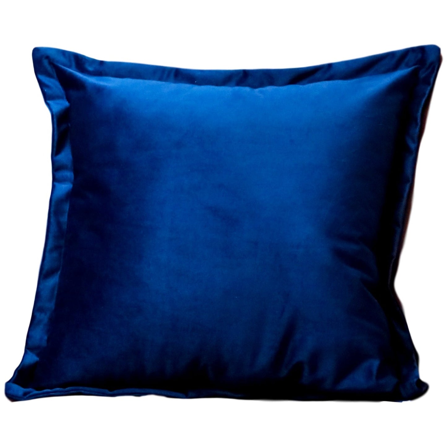 Navy blue velvet cushion - feather filled by Native