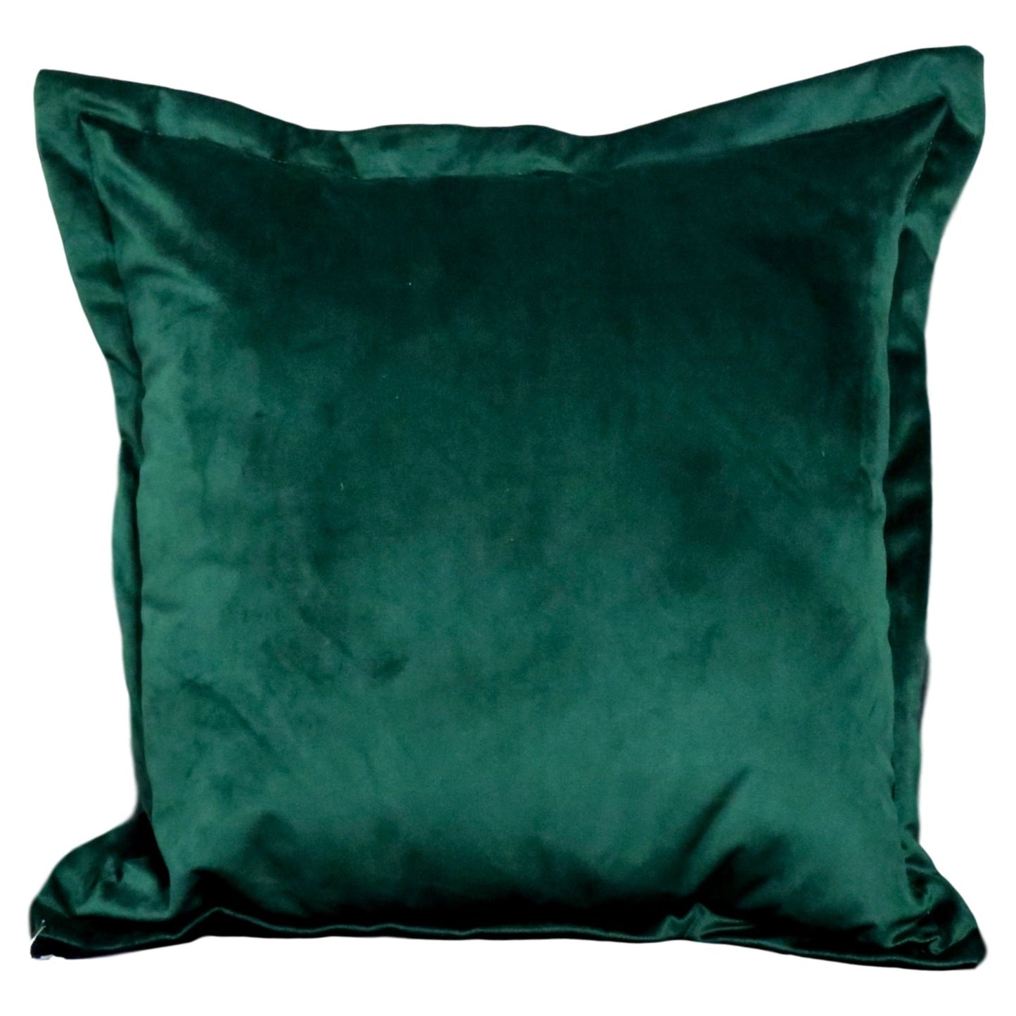 Dark green velvet cushion - feather filled by Native