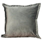Grey velvet cushion - feather filled by Native