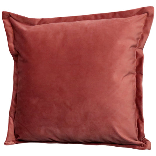 Rose velvet cushion - feather filled by Native