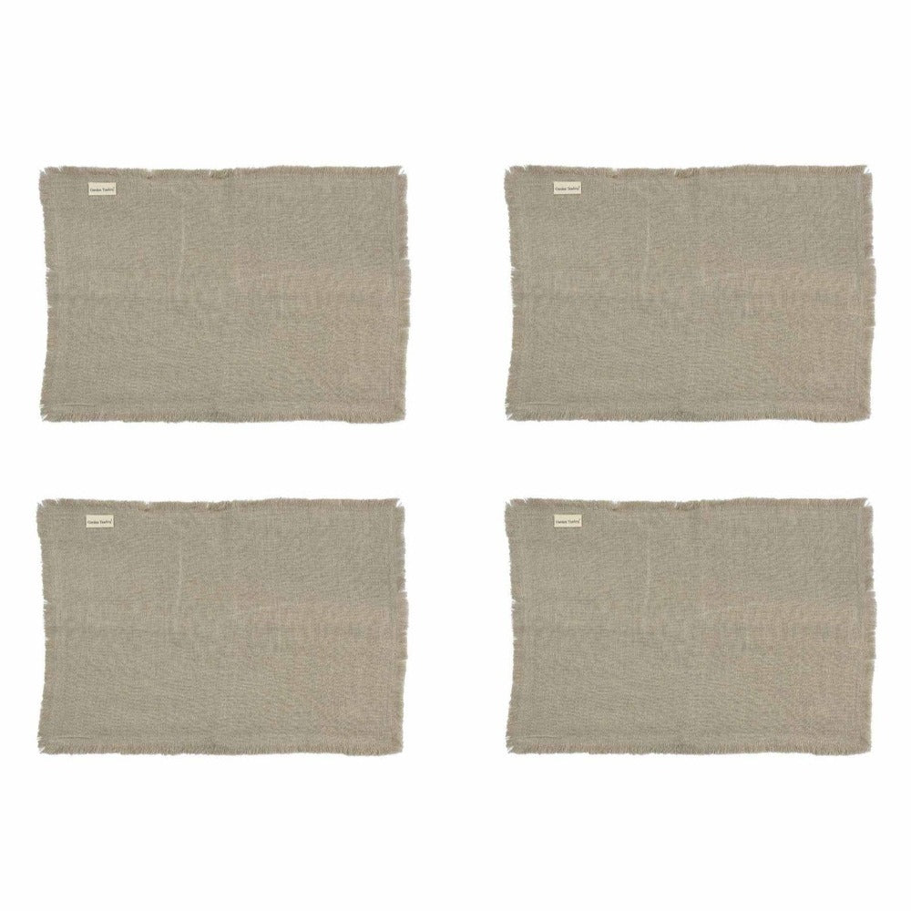 Set of 4 Natural Nether Placemats