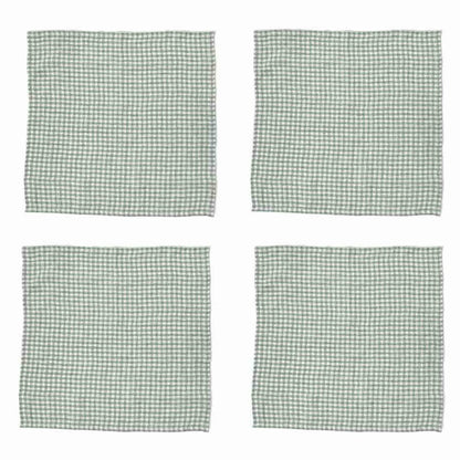 Set of 4 Rosemary Oaksey Checked Napkins