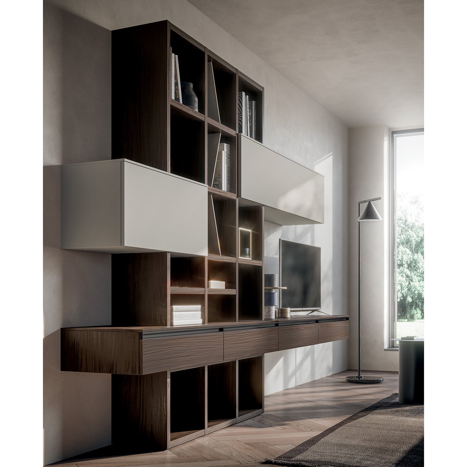 Bookcase Composition GS211 Homy Collection