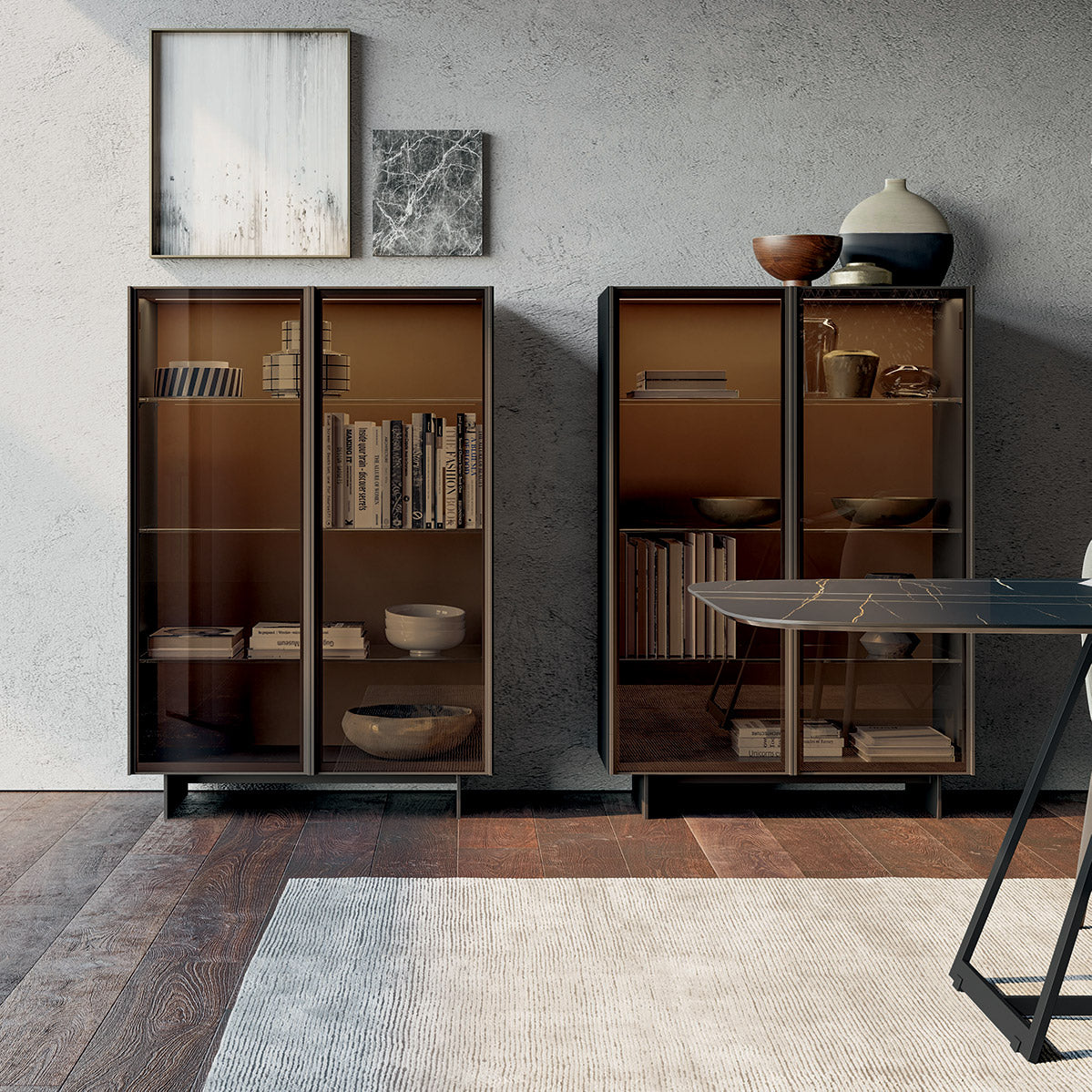 Glass Up Storage Unit by Dall'Agnese