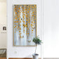 Abstract large wall gold art oil hand painted canvas