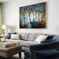 Abstract landscape wall art thick oil hand painted canvas