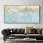Wall decorations gold hand painted art canvas