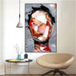 Abstract facial modern art hand painted canvas