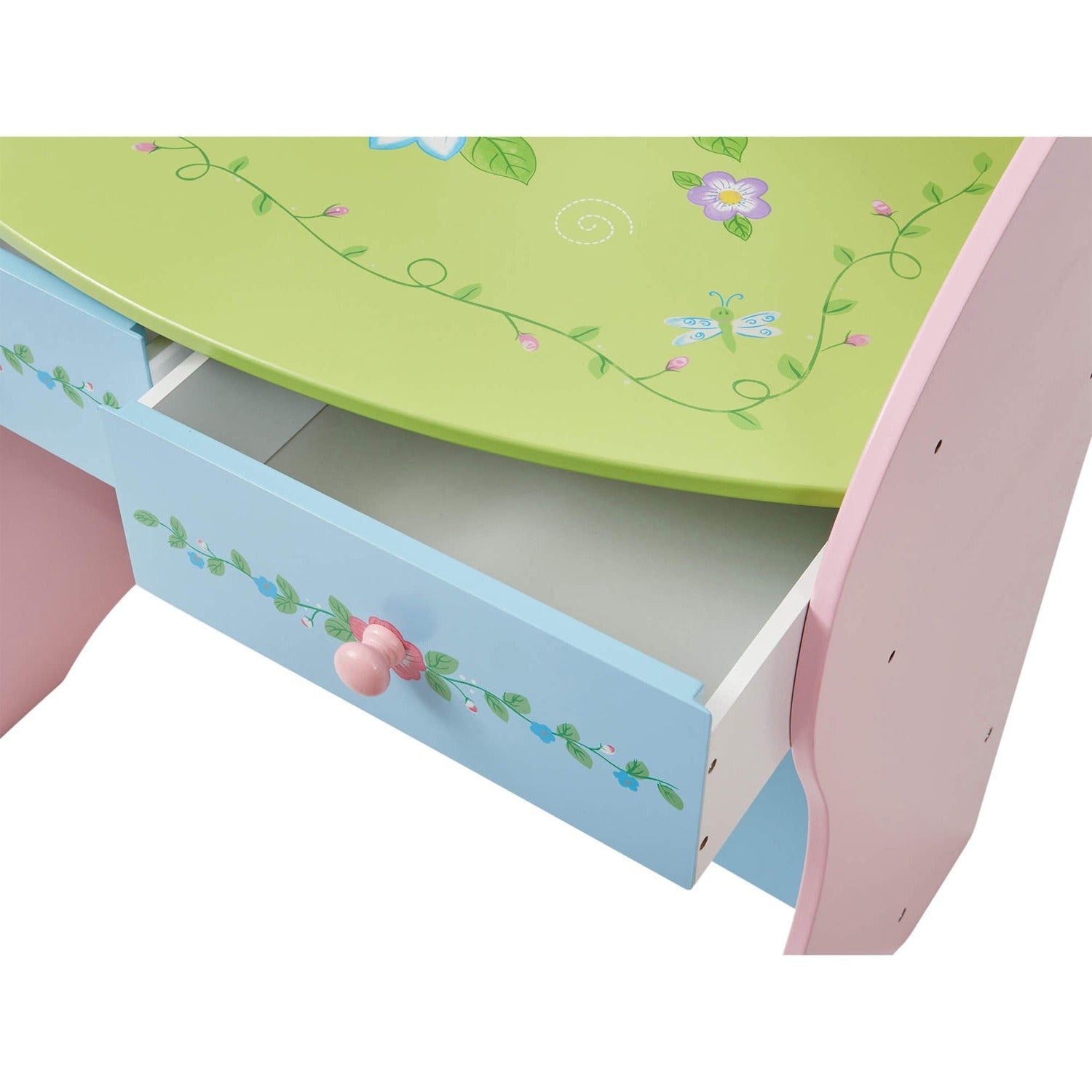Fairy Dressing Table with Height Adjustable Chair by Liberty House Toys