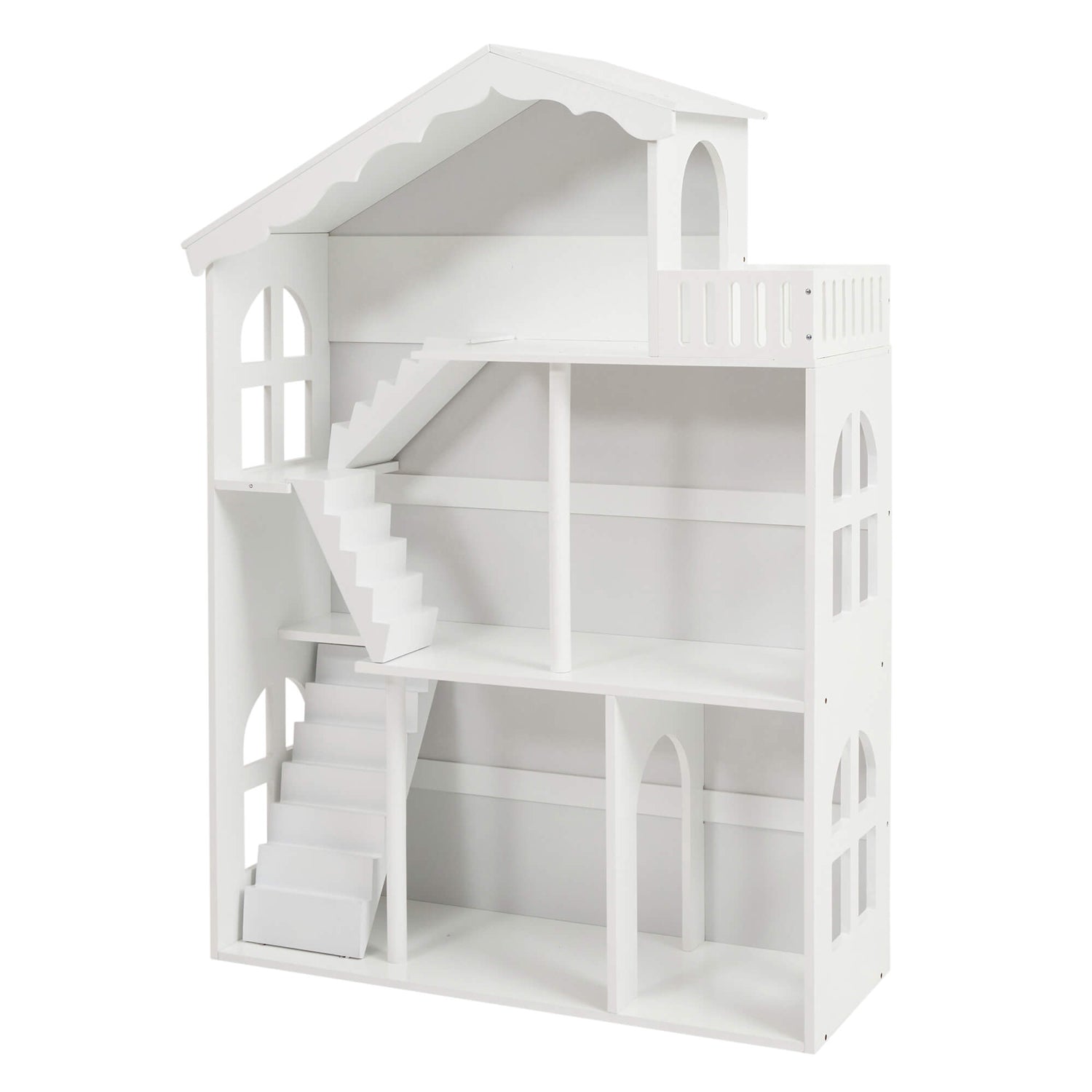 Wooden Dolls House Bookcase White by Liberty House Toys