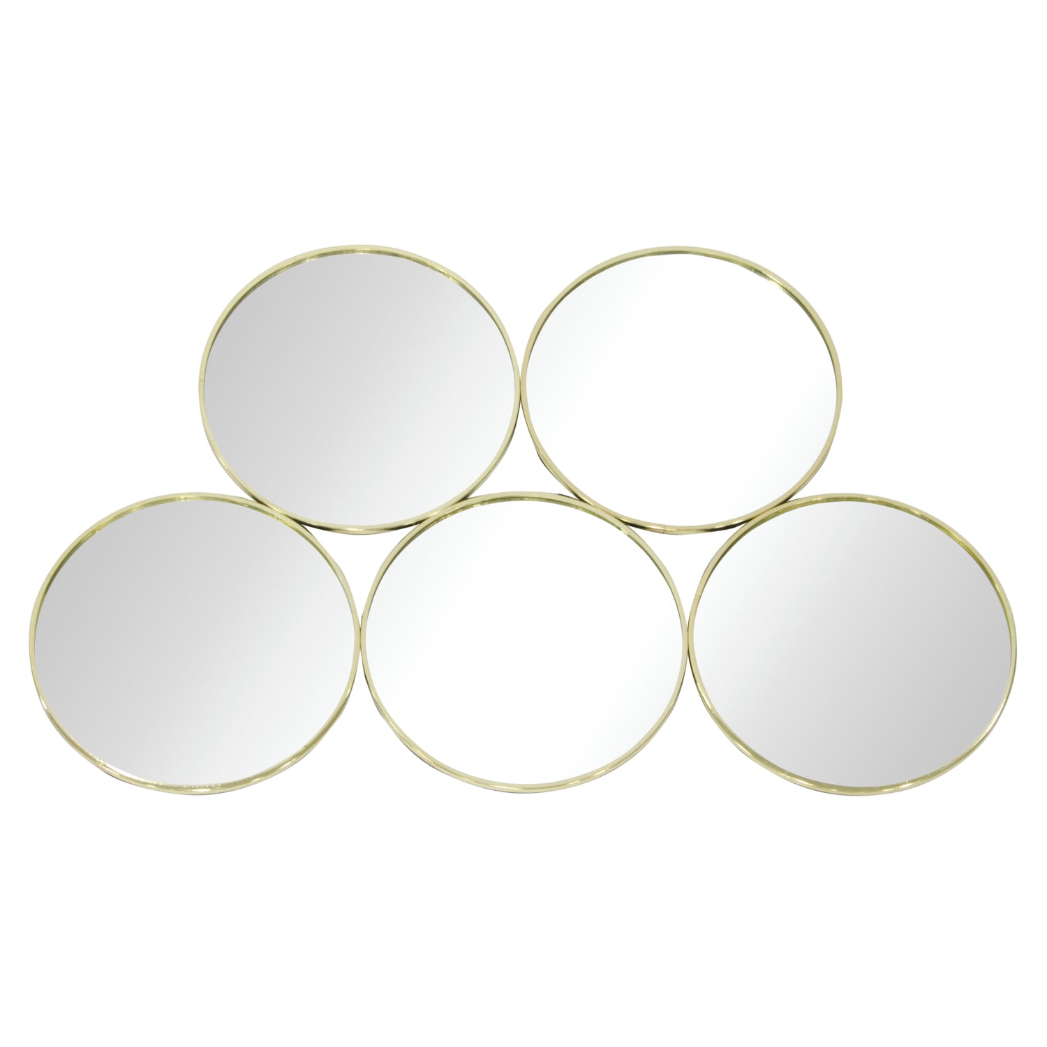 5 Circles gold mirror by Native