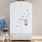 Moon Wardrobe with Deep Drawer by Pali