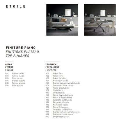 Etoile Convertible Table by Altacom