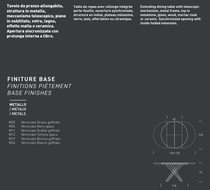 Celsius Round Extending Dining Table by Altacom