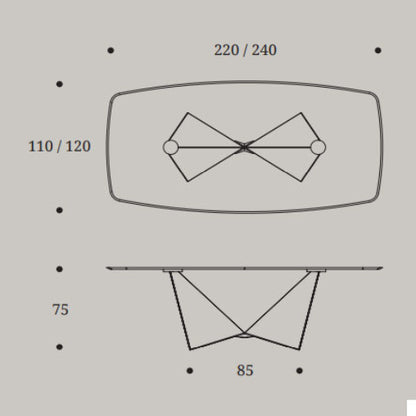 Origami Dining Table by Compar