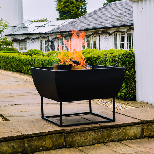 Windermere Black Firebowl by Ivyline Living