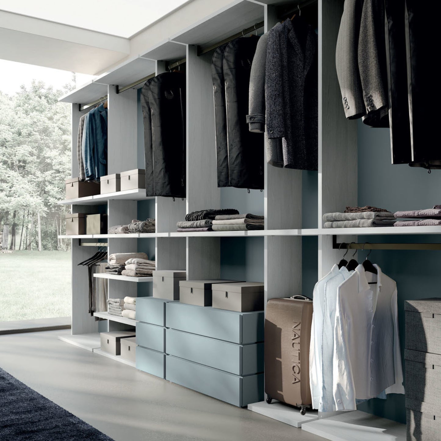 Flexi Walk-in Closet by Orme Design