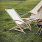Wimborne Outdoor Rocking Deck Chair Beech by Garden Trading