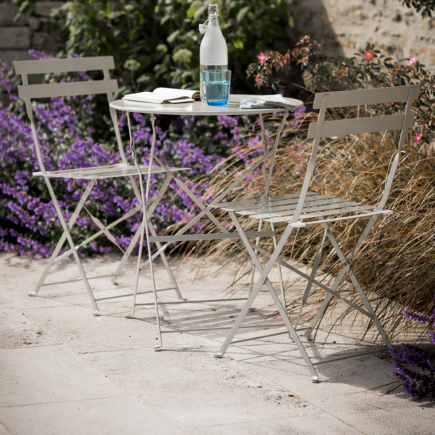Rive Droite Bistro Outdoor Set Small Clay Steel by Garden Trading