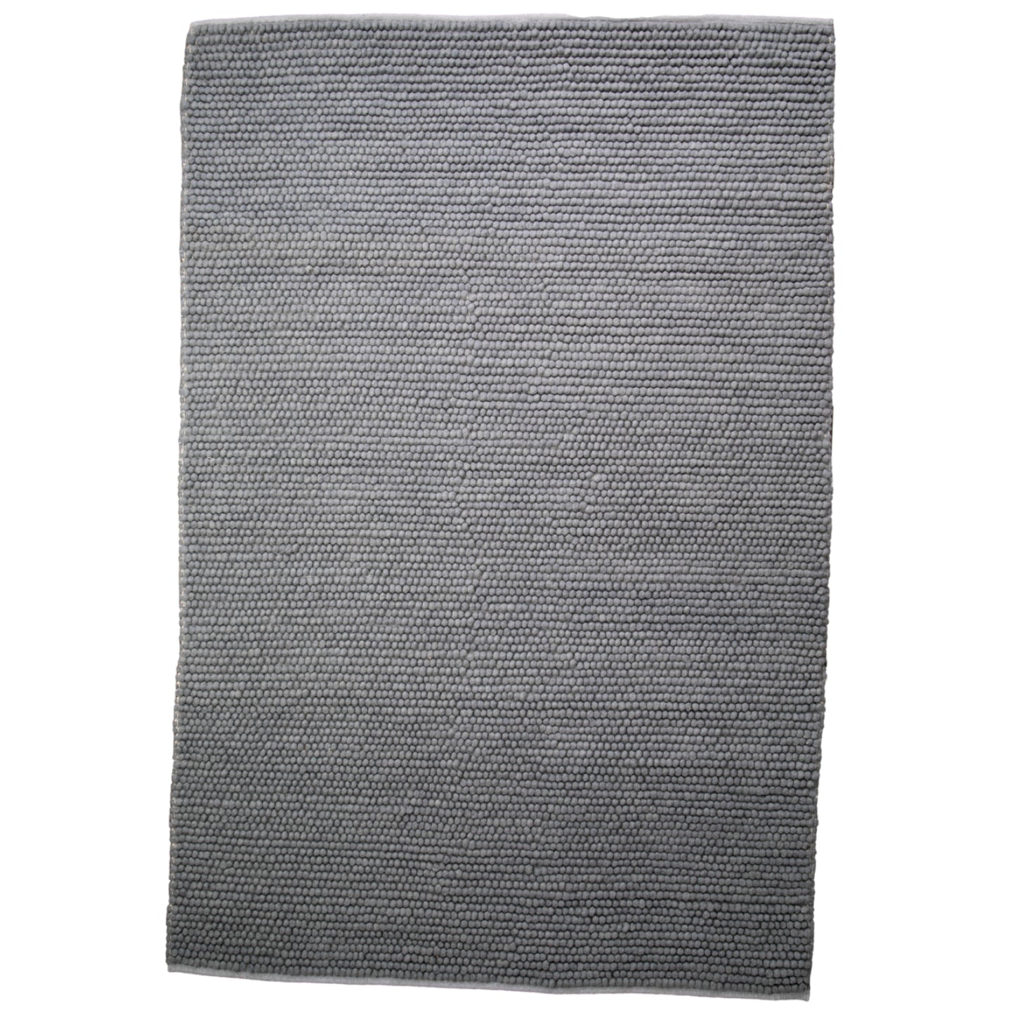 Grey bubble wool rug by Native