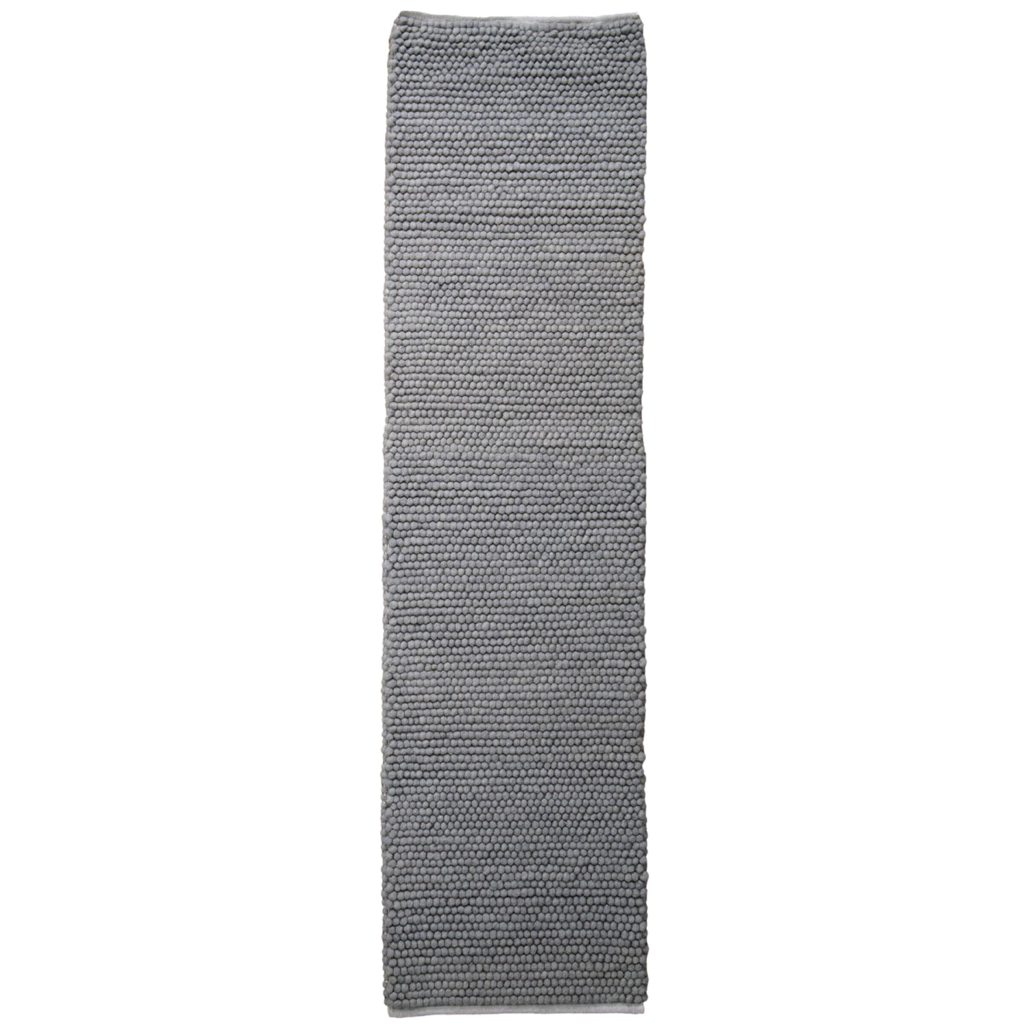 Grey bubble wool rug by Native