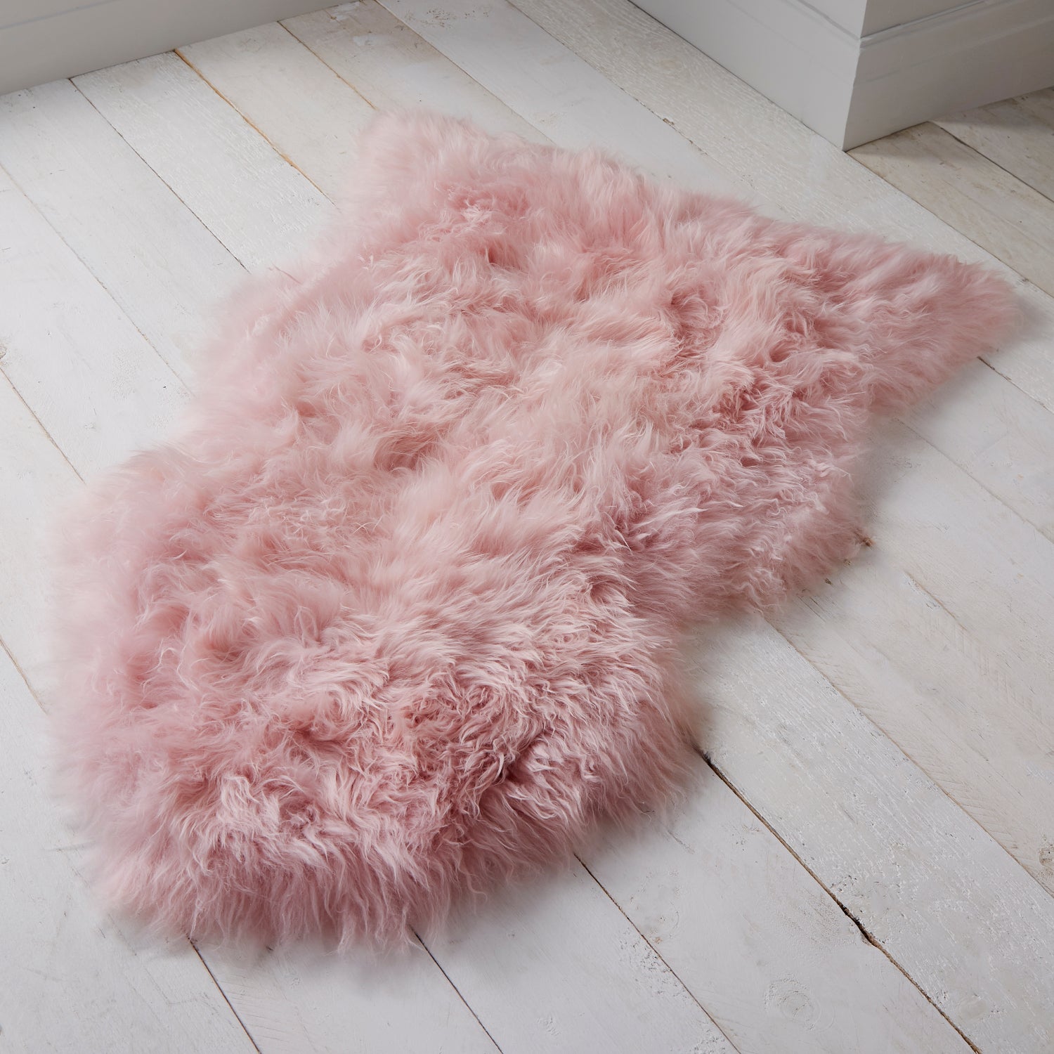 Sheepskin blush pink rug xxl by Native
