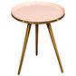 Side table pink enamel tray by Native