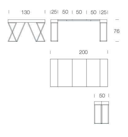 Beverly Extendable Console Table by Tonin Casa