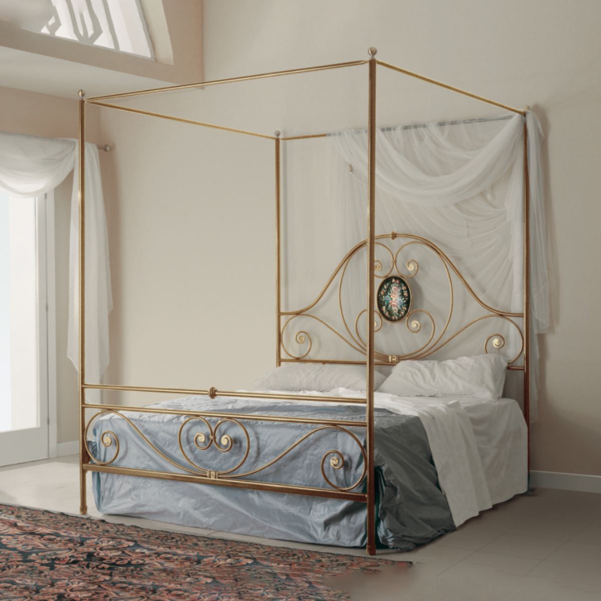 Shabby chic 2024 iron bed