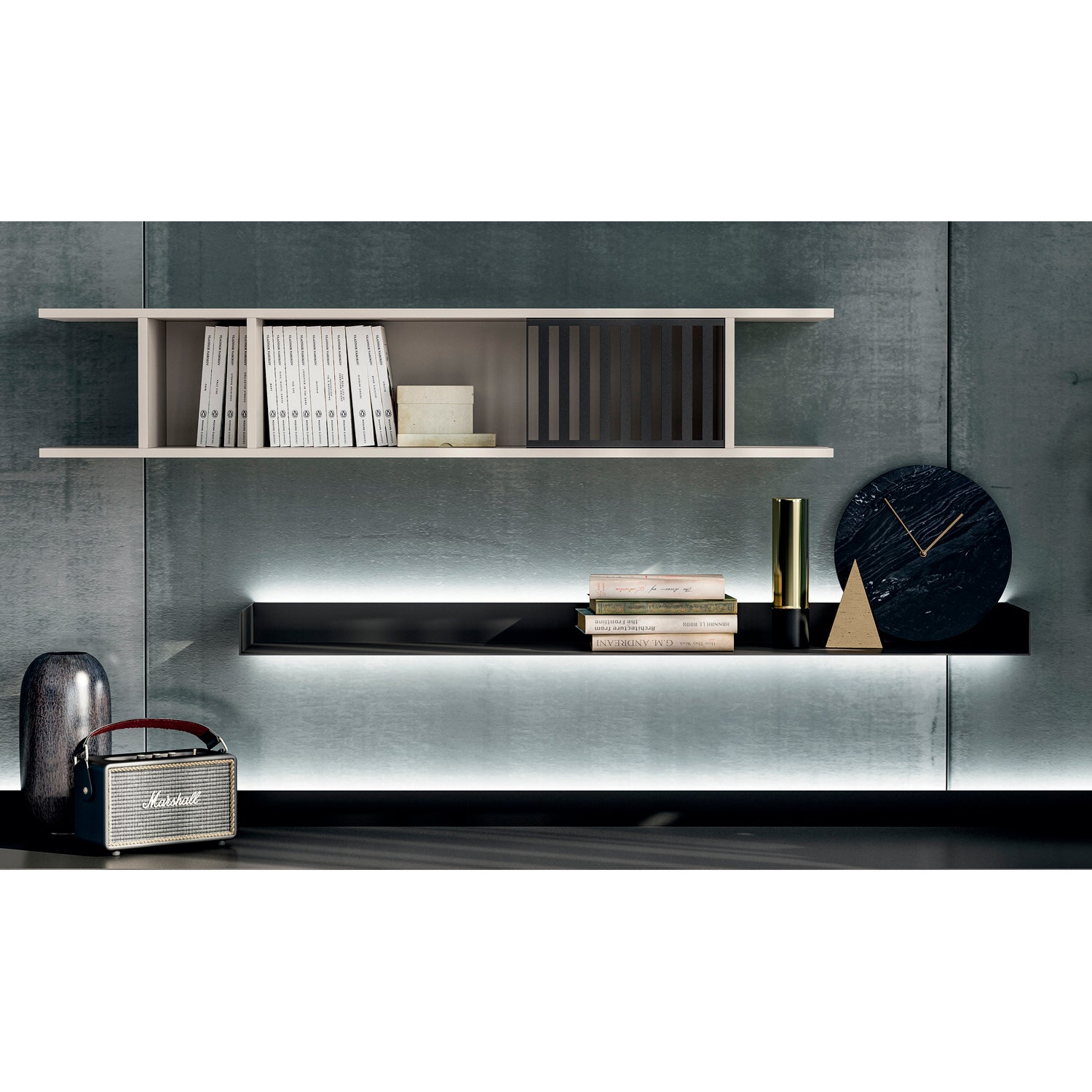 Slim Up 03 Composition TV Media Unit by Dall'Agnese