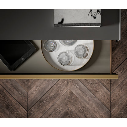 Slim Up 05 Composition TV Media Unit by Dall'Agnese