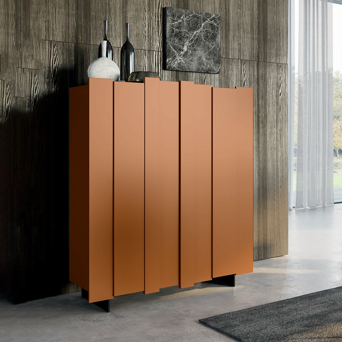 Stripe Tall Storage Unit by Dall'Agnese
