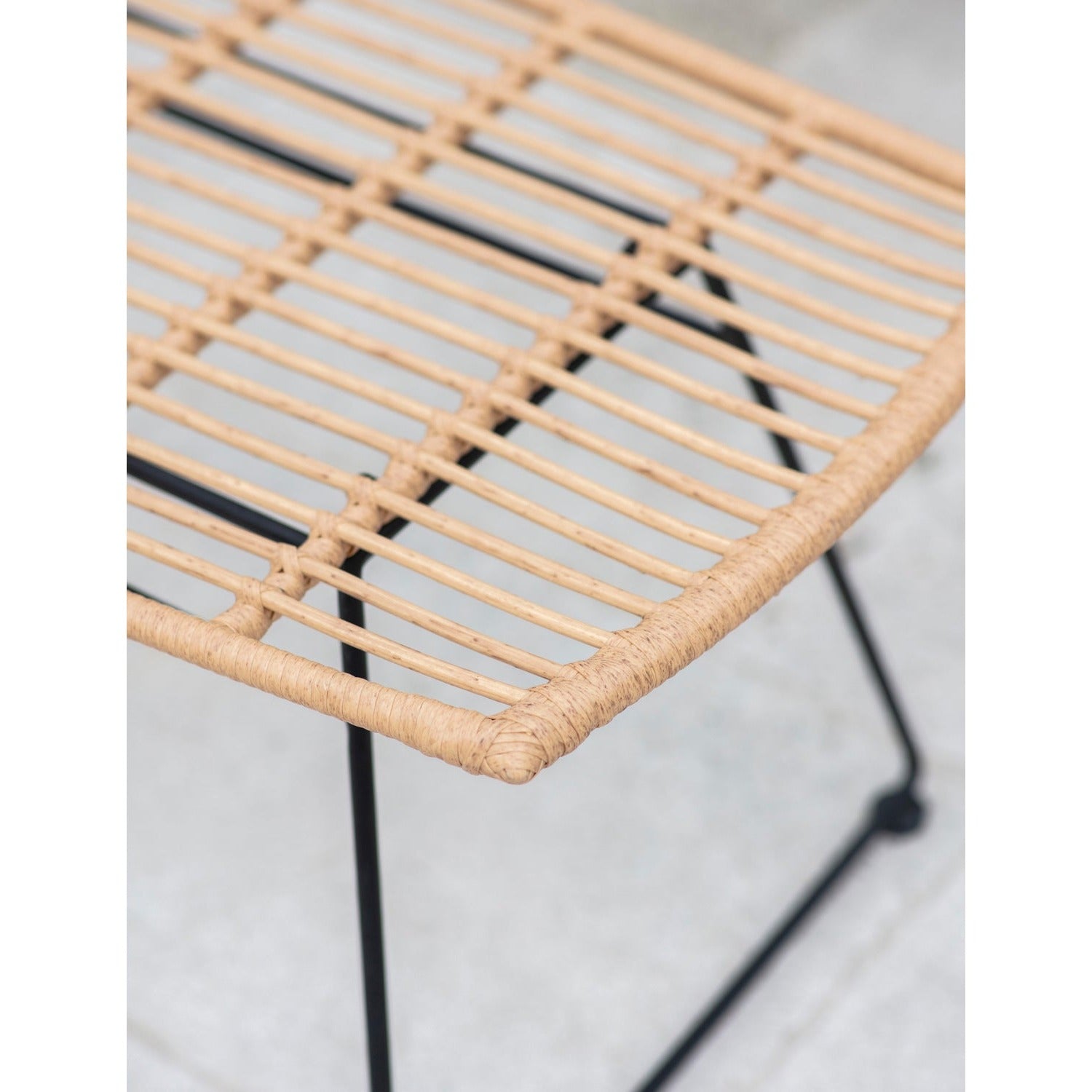 Outdoor bamboo deals side table