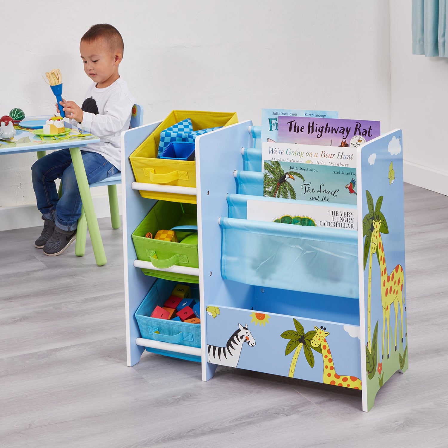 Kids fabric on sale storage