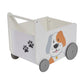 Toddler Wooden Cat and Dog Push Along Walker by Liberty House Toys