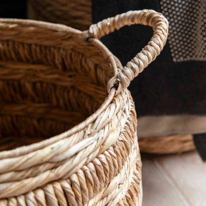 Set of 2 Bilberry Woven Round Basket