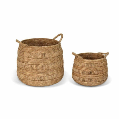 Set of 2 Bilberry Woven Round Basket