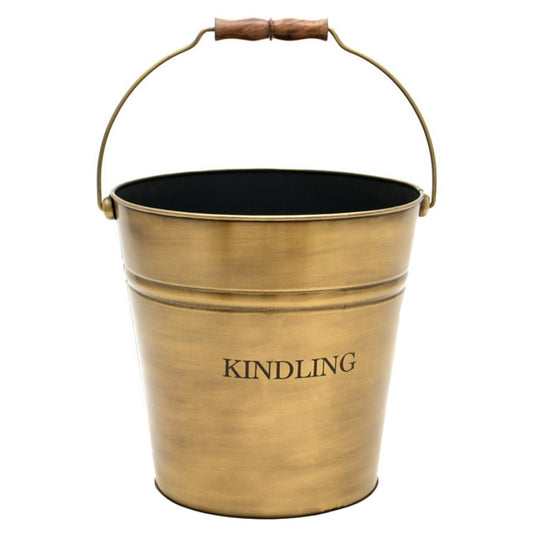 Kindling Brass Bucket by Ivyline