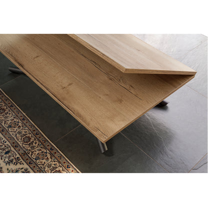 Altacom Lotus convertible coffee table with book-style opening extension mechanism