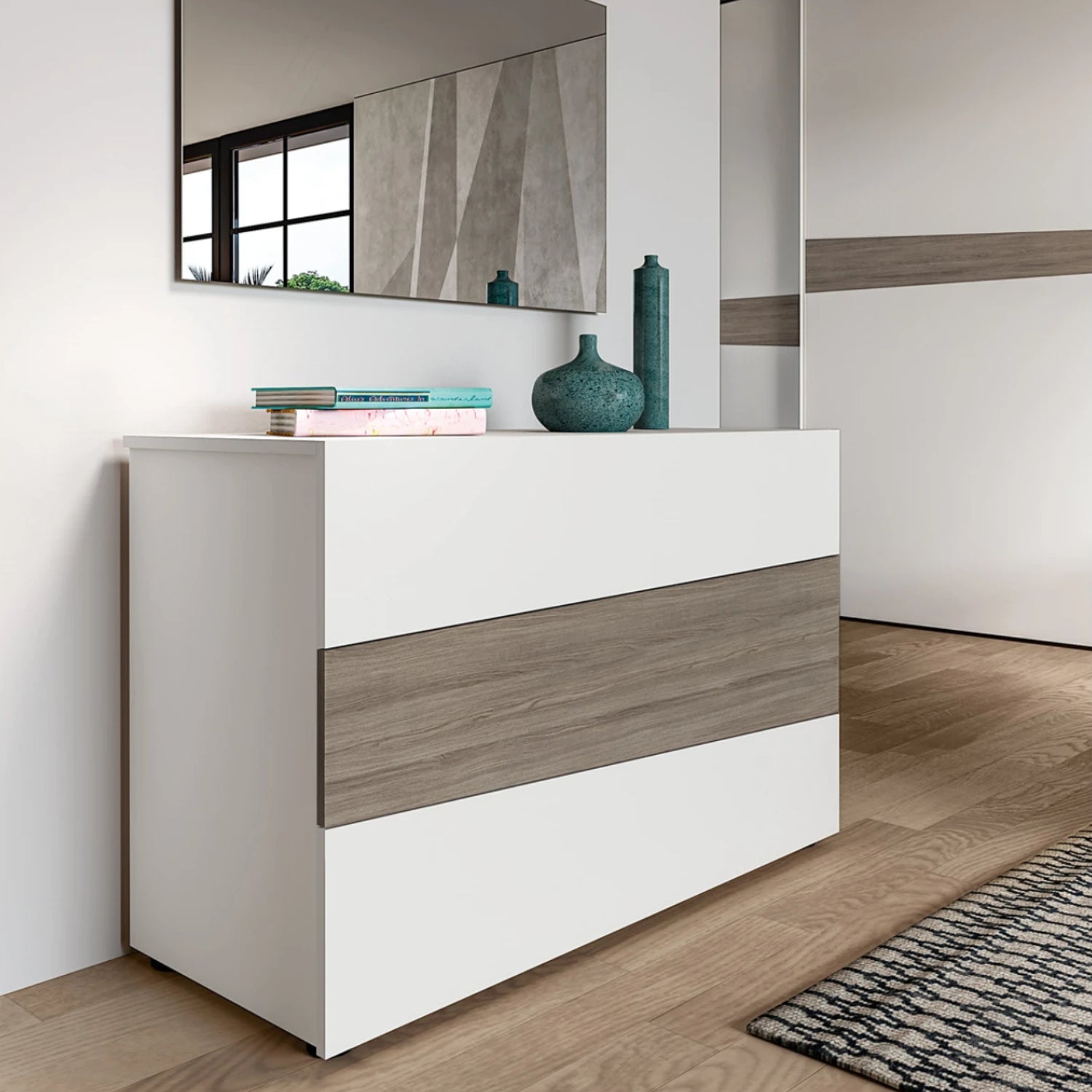 Ambra Collection Dresser 3 Drawers