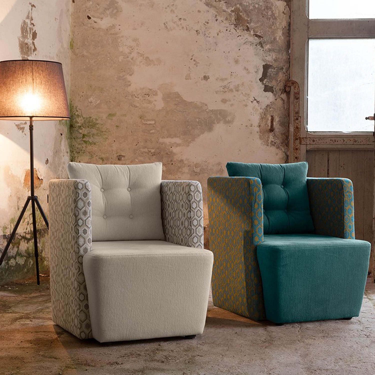 Modern store comfy armchair