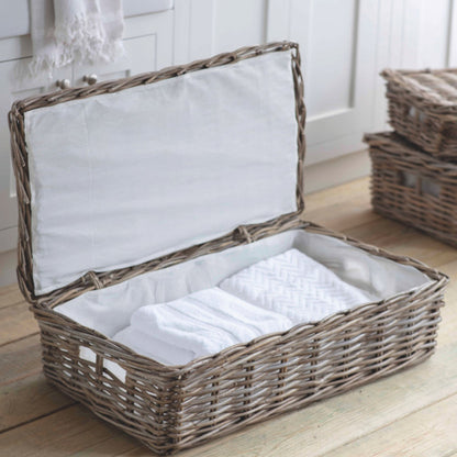 Bembridge Basket Large with Lid by Garden Trading - Rattan