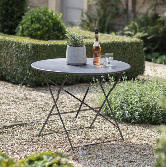 Rive Droite Bistro Outdoor Table Large Carbon