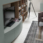 Bookcase Tv Unit with Round cabinet comp. GS114